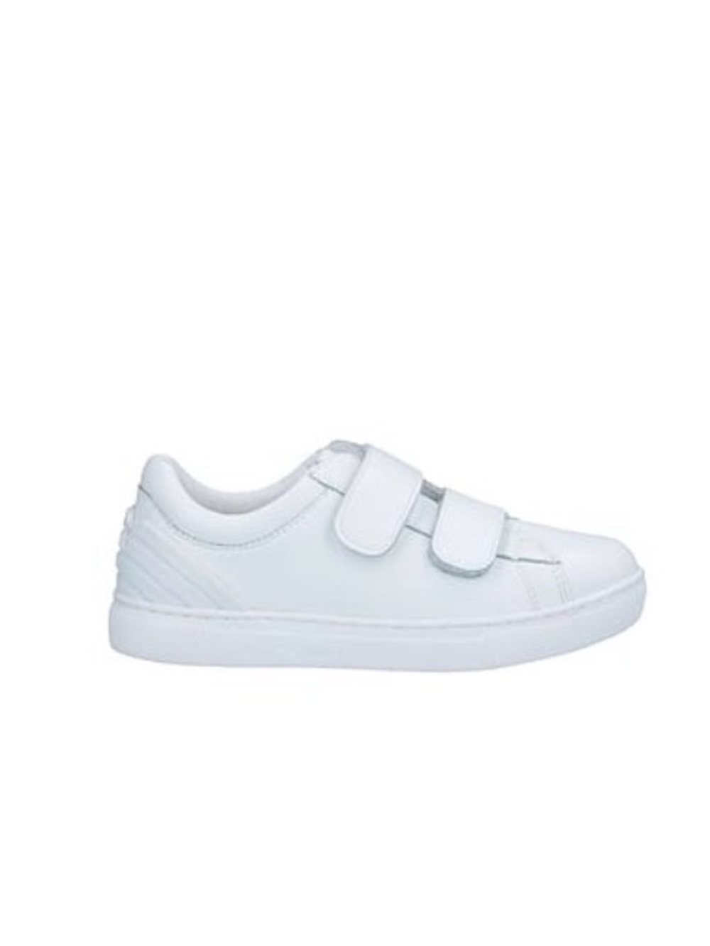 Emporio Armani Kids White Velcro Strap Sneakers
